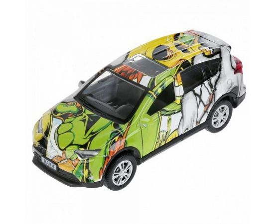 Машина металл TOYOTA "toyota rav4 графити", длина 12см, инерц, в ассорт. в кор 299328 299328