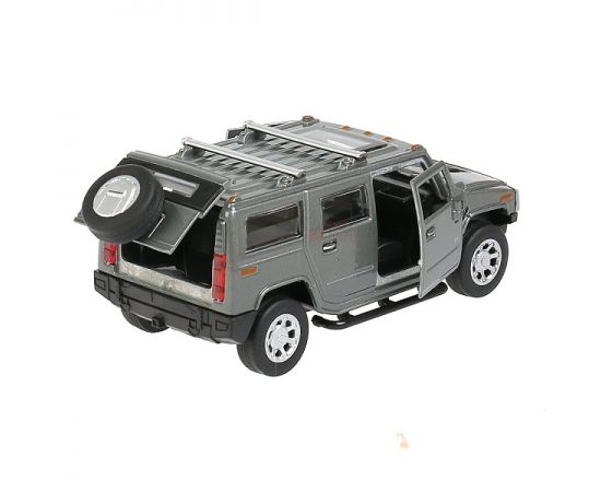 Машина металл "hummer h2" 12см, открыв. двери, инерц., темно-серый в кор. 299811 299811