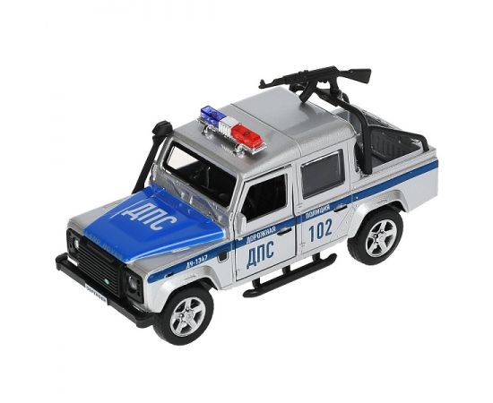 Машина металл LAND ROVER DEFENDER PICKUP ПОЛИЦИЯ 12 см, двери, багажн, кор 317585 317585