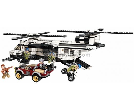 КОНСТРУКТОР Thunder Mission Gunship Aircraft 648 дет 3208 3208