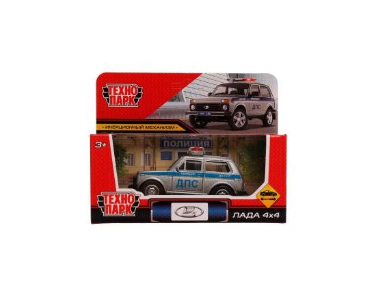 Машина металл LADA ПОЛИЦИЯ 10 см, инерция, кор 334842 334842