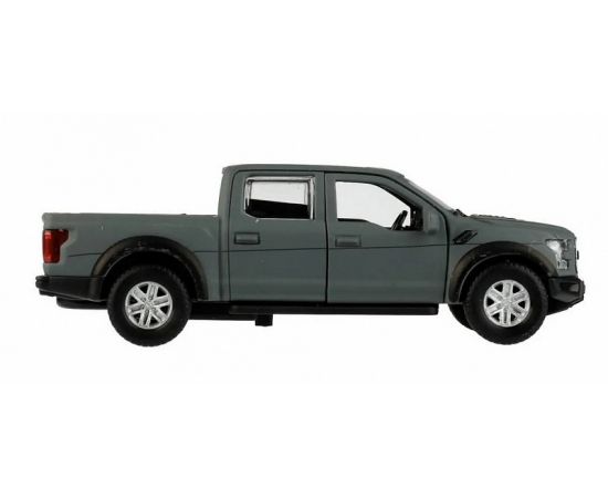 Машина металл FORD F150 RAPTOR SOFT 12 см, двери, багаж, инерц, серый 336376 336376