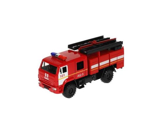 Машина металл KAMAZ 43502 ПОЖАРНАЯ АЦ 15 см, двери, подвиж дет, инерц 343172 3431725