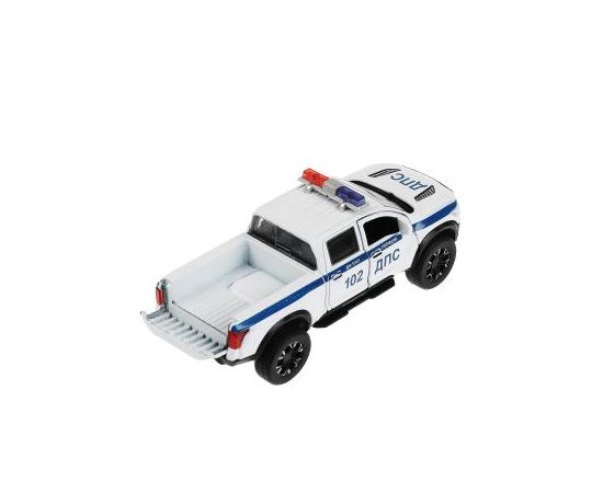 Машина металл NISSAN TITAN ПОЛИЦИЯ 12,5 см, двери, баг, инер, белый 343349 343349