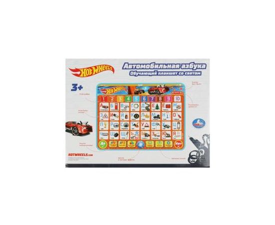 Планшет обучающий со светом «Hot Wheels. Автомобильная азбука» 354020 354020