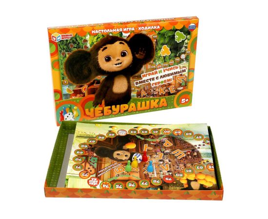 Настольная игра-ходилка "Чебурашка" 361329 361329