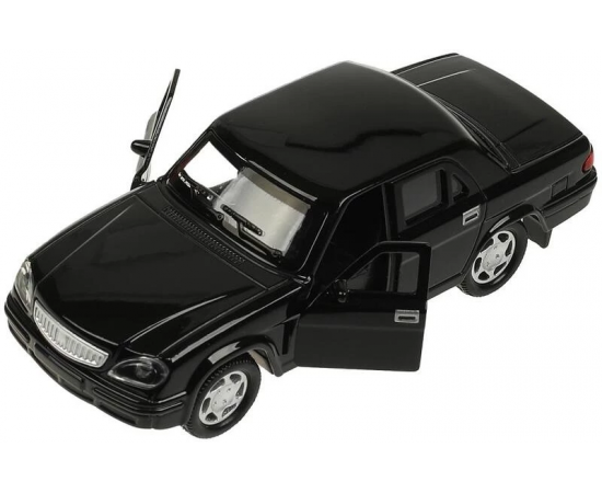 Машина металл ГАЗ -31105 «волга» 12 см, двери, багаж, инерц, черный 369117 369117