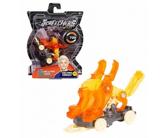 Дикие Скричеры. Маш-трансформер Хелфайр Тайгер 720.ТМ Screechers Wild 39854 39854