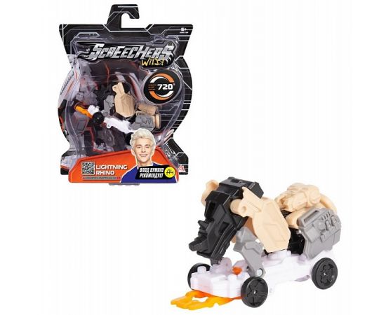Дикие Скричеры. Маш-трансформер Лайтнинг Райно 720.ТМ Screechers Wild 39857 39857