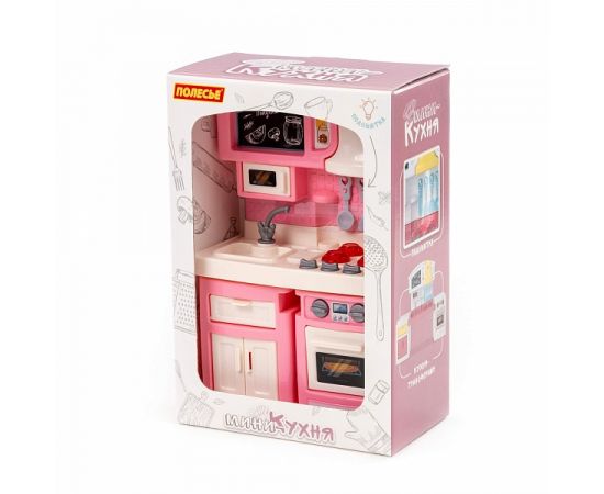 Мини-кухня "Малютка" (розовая) (в коробке №2) 43273 43273