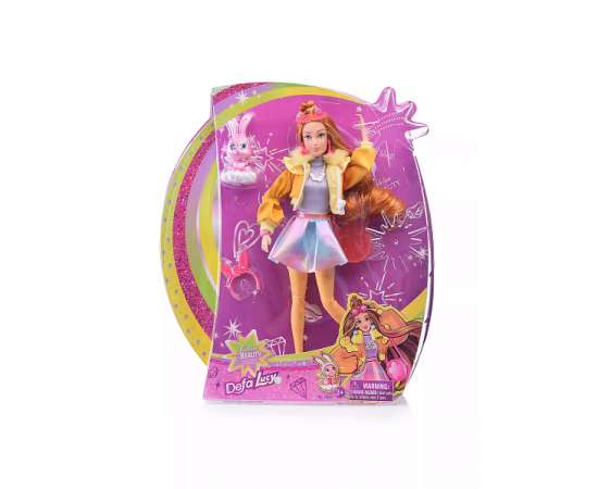 Кукла Defa Lucy "Модница" в желтой куртке, с аксессуарами 8493 8493