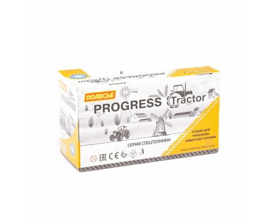 Погрузчик "Прогресс" сельскохозяйственный инерционный (оранжевый) (в коробке) 91758 91758