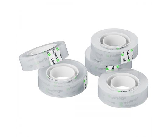Клейкая лента 15мм*33м, Berlingo, прозрачная AT1530