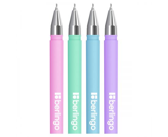 Ручка шариковая Berlingo "Starlight S" синяя, 0,5мм, корпус ассорти пастель CBp_05255