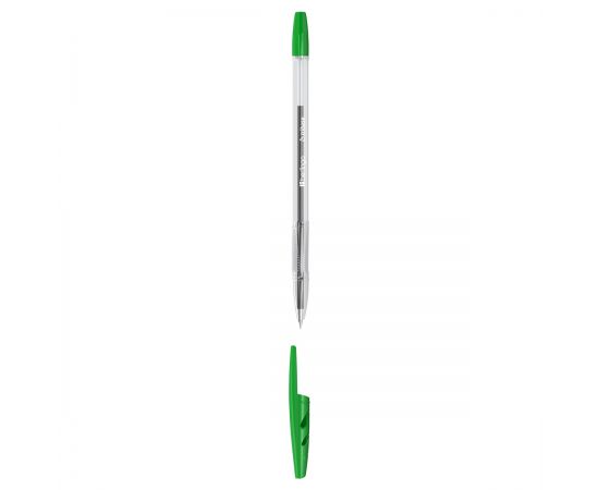 Ручка шариковая Berlingo "Tribase" зеленая, 1,0мм CBp_10904