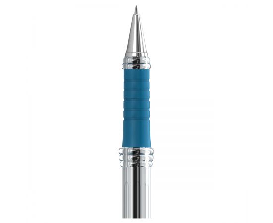 Ручка шариковая Berlingo "I-10" синяя, 0,4мм, грип CBp_40012