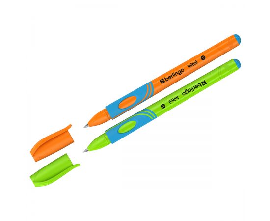 Ручка шариковая Berlingo "Initial" светло-синяя, 0.7мм, для левшей и правшей (ассорти) CBp_70700