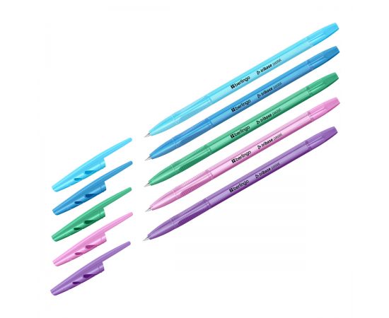 Ручка шариковая Berlingo "Tribase Pastel" синяя, 0,7мм CBp_70942