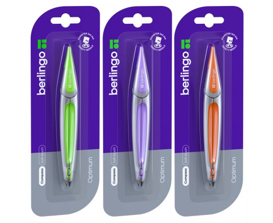 Циркуль Berlingo "Optimum" металлический, 135мм, блистер CS_00101