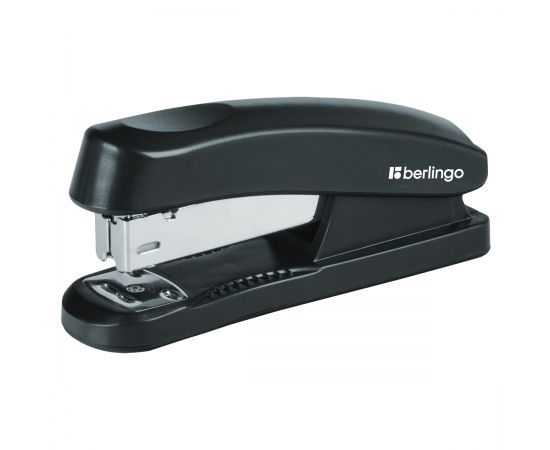 Степлер №24/6, 26/6 Berlingo "Universal" до 30л., пластиковый корпус, черный H3100