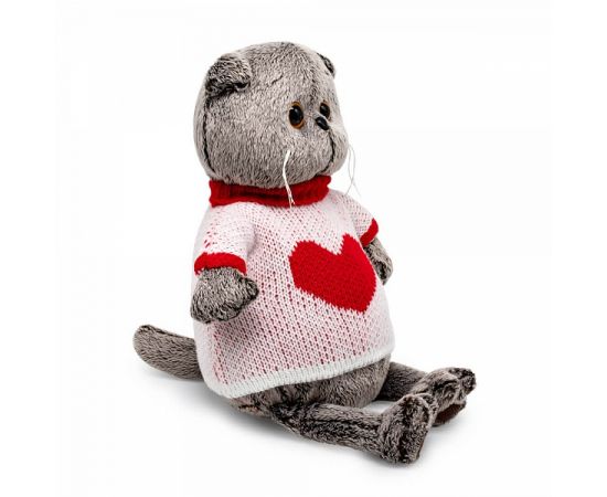 Басик в свитере с сердцем Ks22-249 Ks22-249