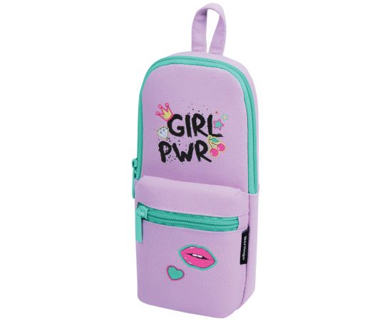 Пенал мягкий 1 отделение, 1 карман, 210*90*40 Berlingo "Girl power", текстиль PM09004