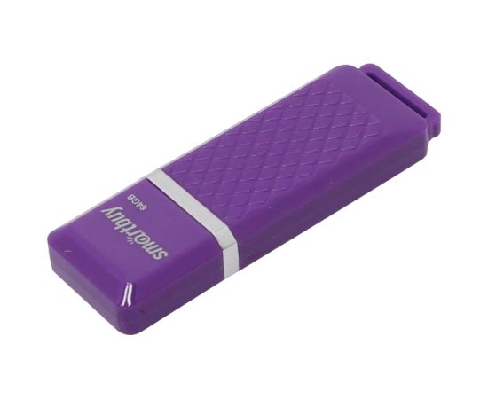Память Smart Buy "Quartz"  64GB, USB 2.0 Flash Drive, фиолетовый SB64GBQZ-V