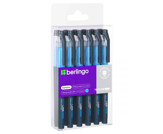 Текстовыделитель Berlingo "Textline HL450" голубой, 0,5-4мм T4015