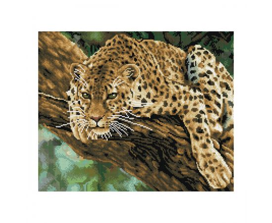 Алмазная мозаика ТРИ СОВЫ "Хищник", 40*50см, холст, картонная коробка с пластиковой ручкой АМ4050_47562