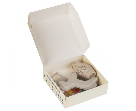 Набор для росписи ТРИ СОВЫ "Матрешка с лошадкой", с красками и кистью НР_54910