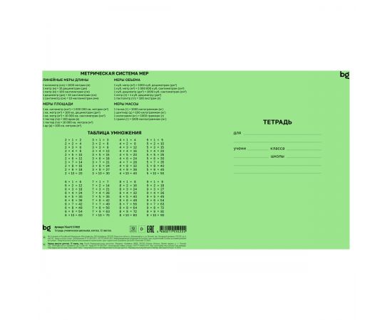Тетрадь 12л., клетка BG Т5ск12 57422