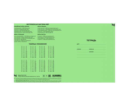 Тетрадь 12л., крупная клетка BG Т5ск12 57424