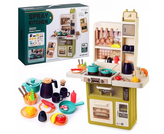 Игровой набор кухня "Давай играть" (свет, звук) 55 предметов, в коробке 889-243 УТМ01417091
