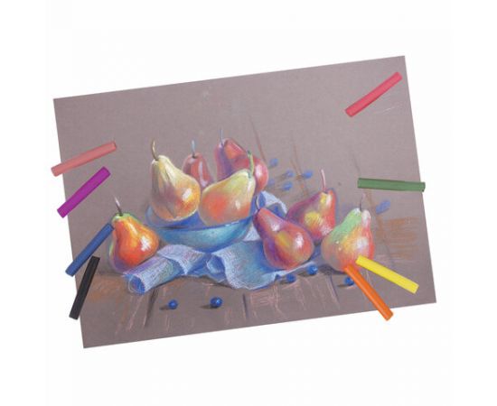 Пастель сухая художественная BRAUBERG ART DEBUT, 18 цветов, круглое сечение, 181460 181460