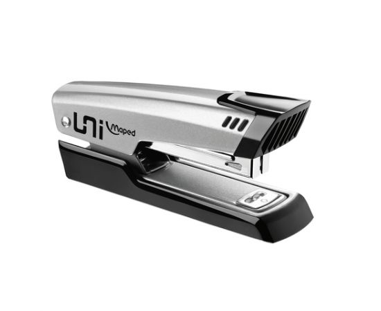 Степлер №24/6, 26/6 металлический MAPED "Universal Metal" + 400 скоб, до 25 листов, серый, 539200 223140