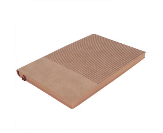 Ежедневник А5 недатиров. 100л обложка кож.зам. Коричневая DV-14803A