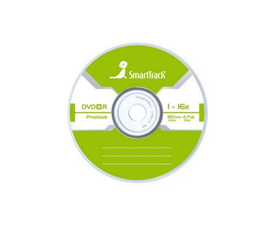 Диск DVD+R 4.7Gb Smart Track 16x Cake Box ST000220