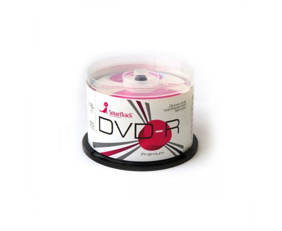 Диск DVD-R 4.7Gb Smart Track 16х Cake Box ST000252