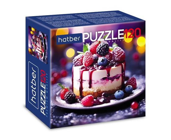 "Premium" ПАЗЛЫ-ИГРА для детей 120 элементов А5ф 150х150мм  -Сладкое удовольствие 120ПЗ5_32022