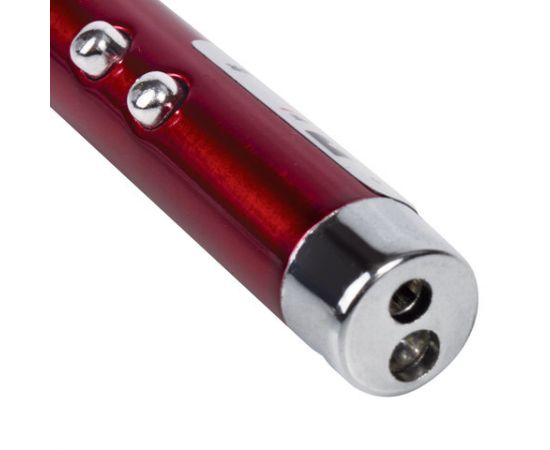 Указка лазерная, радиус 200 м, красный луч, LED фонарь, ТВ-RP-24 236945