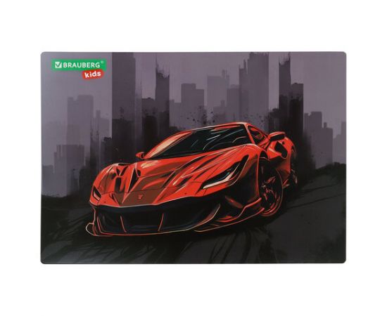 Настольное покрытие BRAUBERG KIDS, А3+, пластик, 46x33 см, Red car, 272368 272368