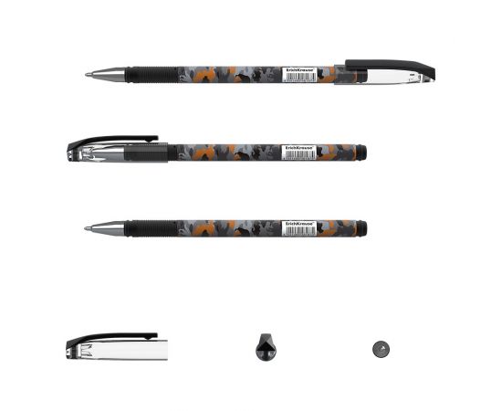 Ручка шариковая ErichKrause ColorTouch Stick Rough Native 0.7, цвет чернил синий 48766