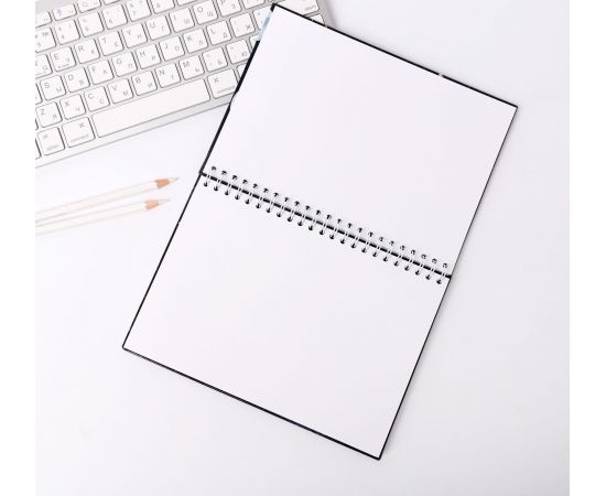 Скетчбук в твердой обложке на гребне Space sketch А5, 80 л, 100 г/м 4908624