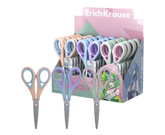 Ножницы ErichKrause Endeavor Manga, 16 см, ассорти 60849