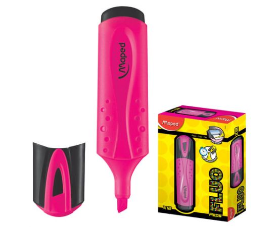 Текстовыделитель MAPED (Франция) "Fluo Pep's Classic", РОЗОВЫЙ, линия 1-5 мм, 742536 742536