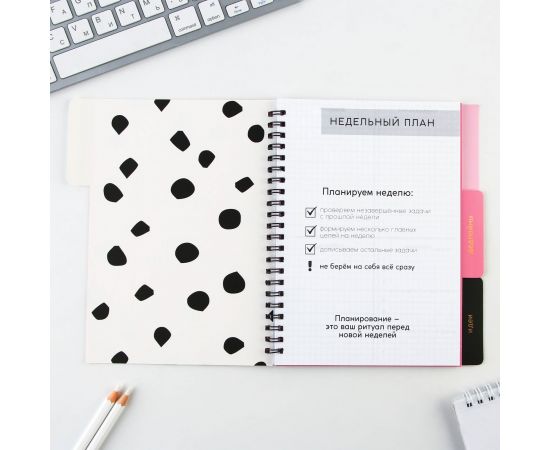 Планинг с разделителями «Каждый день», мягкая обложка, формат А5, 50 листов 9530261