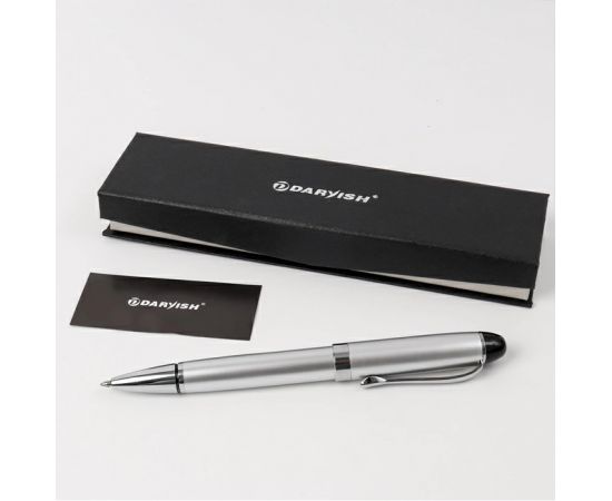 Ручка подар. "Darvish" корпус серебристый в футляре SR-3283