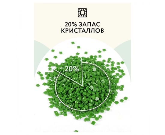 Алмазная мозаика ТРИ СОВЫ "Прованс", 40*50см, холст на деревянном подрамнике, картонная коробка с пластиковой ручкой АМП4050_47623