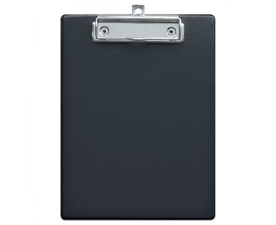 Планшет с зажимом OfficeSpace А5, ПВХ, черный ПС_49759