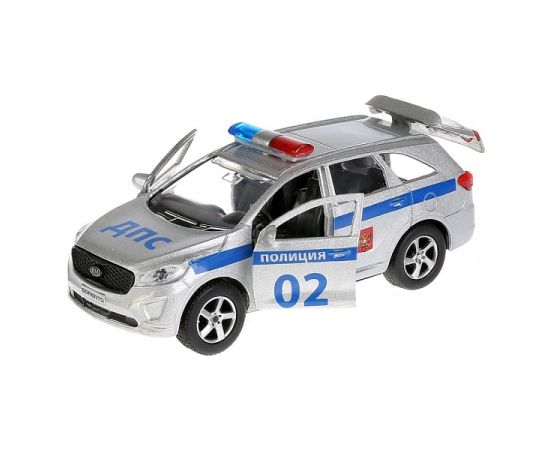 Машина металл KIA sorento prime ПОЛИЦИЯ, 12 см, двери, багаж., инерц 258219 258219